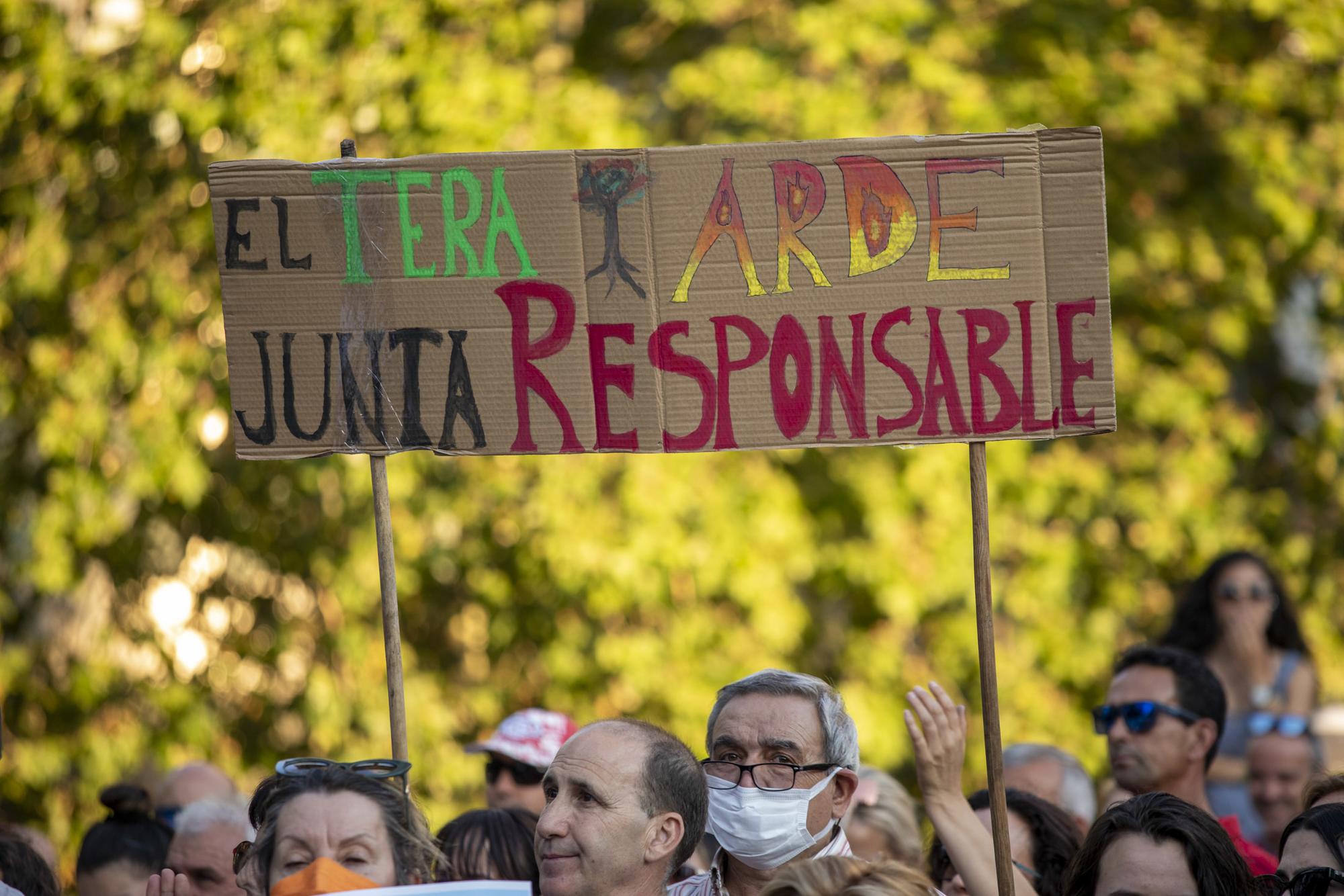 Manifestación Zamora Incendios forestales 28-07-2022 - 4
